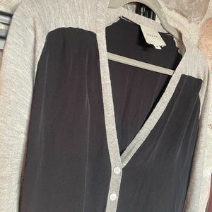 LIKE NEW - Mason - Cashmere Two-Tone Sweater - Size M